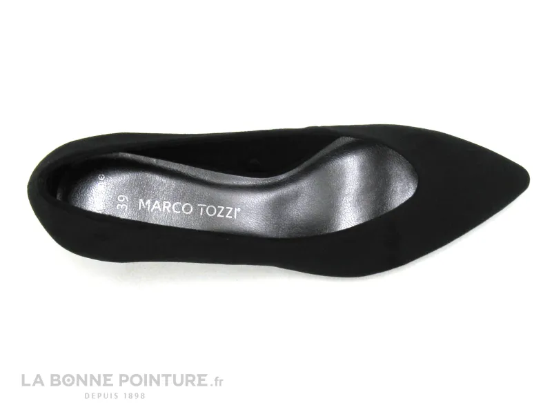 Achat chaussures Marco Tozzi Femme Escarpin, vente Marco Tozzi 2-22416-34 Black - Escarpin pointu noir velours