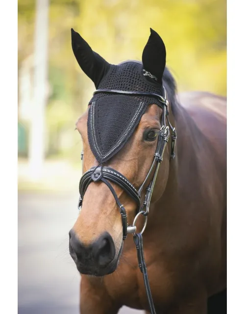 Bonnet Long Strass - Noir