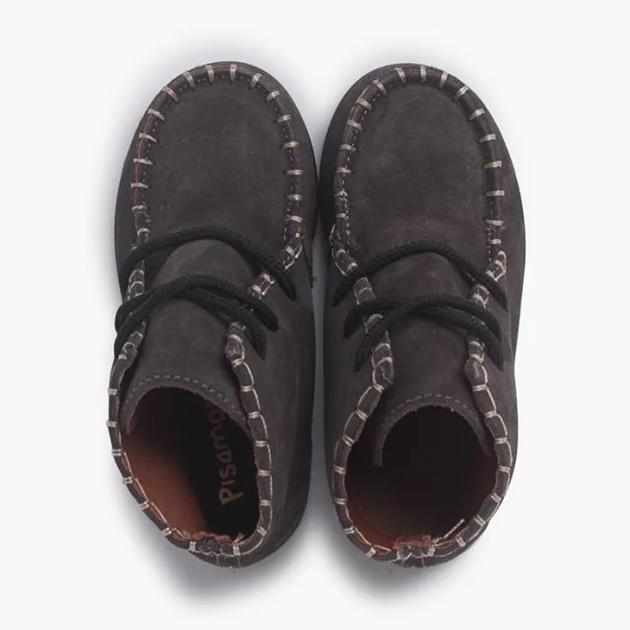Bottes en suède style mohican pour enfants