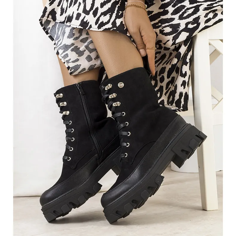 Bottines Coombe noires le noir