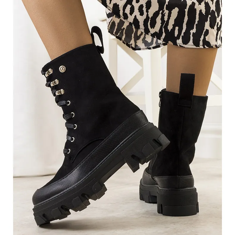 Bottines Coombe noires le noir