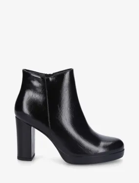 Bottines en simili à talon haut