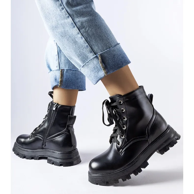 Bottines noires Myers le noir