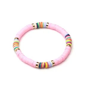 Bracelet Surf - Heishi Rose (Femme)