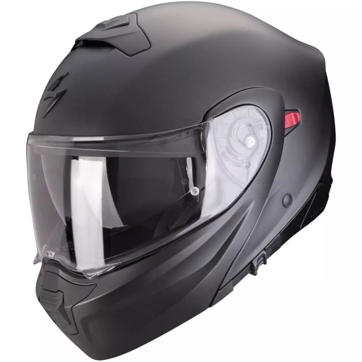 Casque Scorpion Exo-930 Evo Solid Noir Perle Mat - Casque Transformable