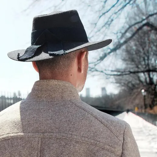 Chapeau en feutre et alpaga