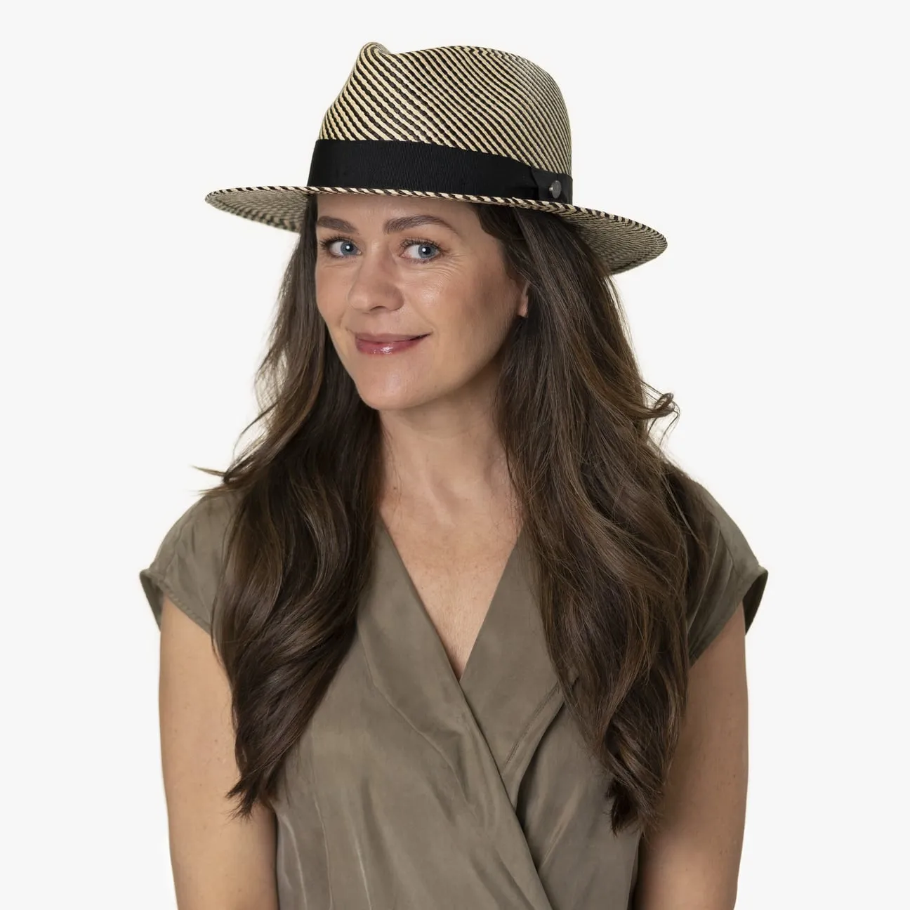 Chapeau Panama Twotone Stripes Traveller by Lierys --> Chapeaux, casquettes & bonnets en ligne ▷ Chapeaushop