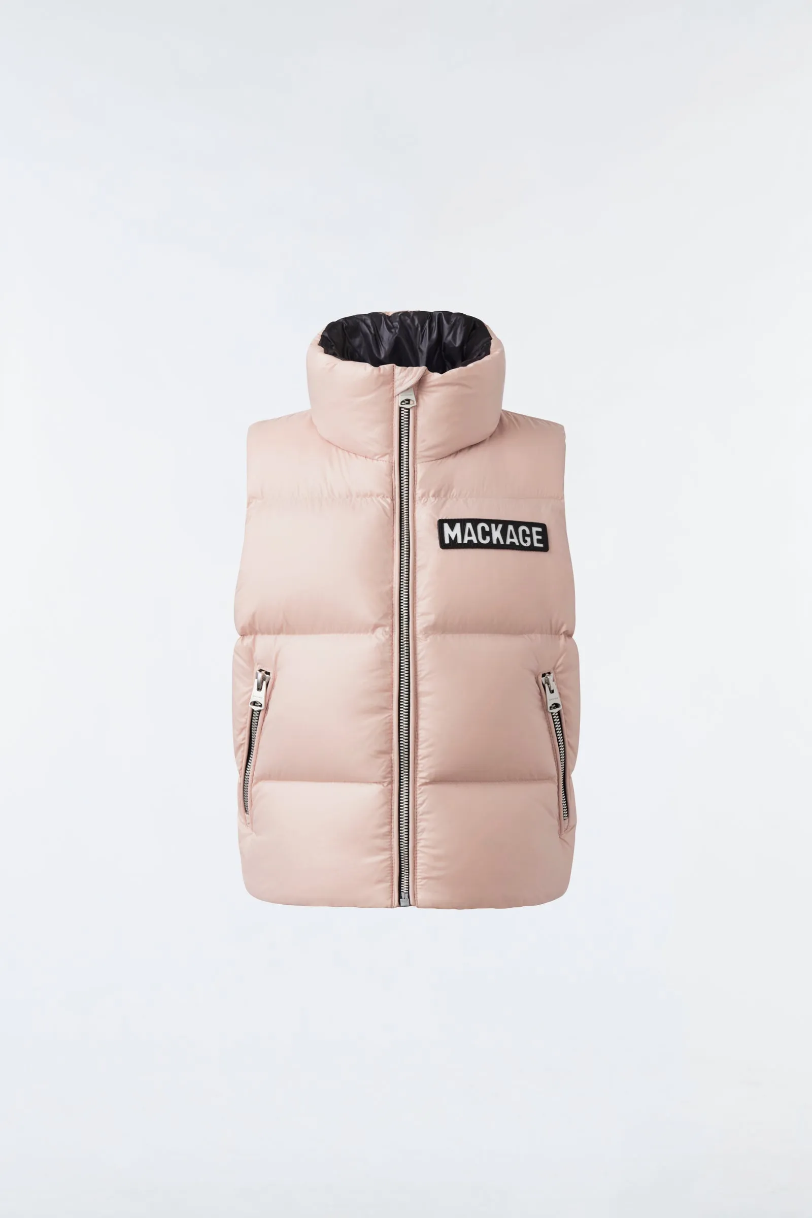 CHARLEE Veste sans manches style doudoune au fini lustré en duvet pour enfants (8-14 ans)