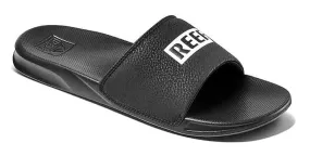 chaussures Reef One Slide - Black/White - men´s