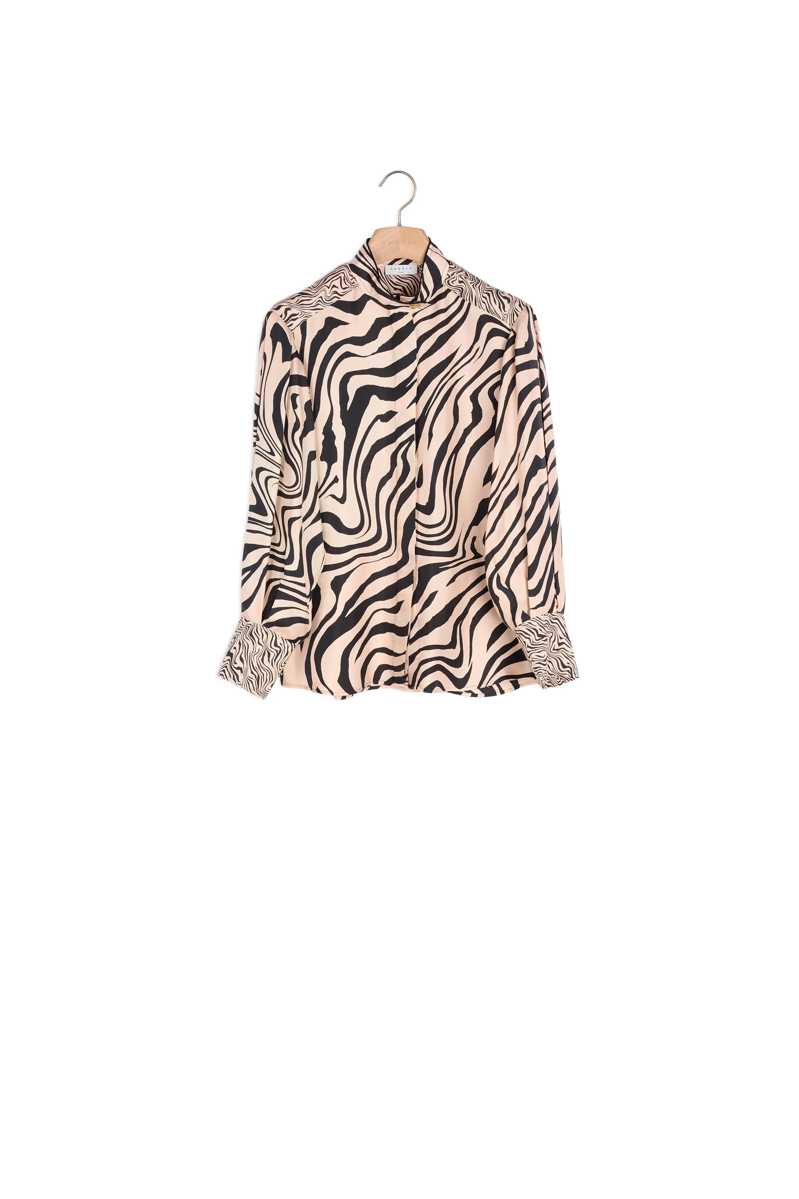 Chemise imprimée en soie