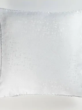 Coussin Passepoil polyester Collection Jacquard Adamo - Blanc