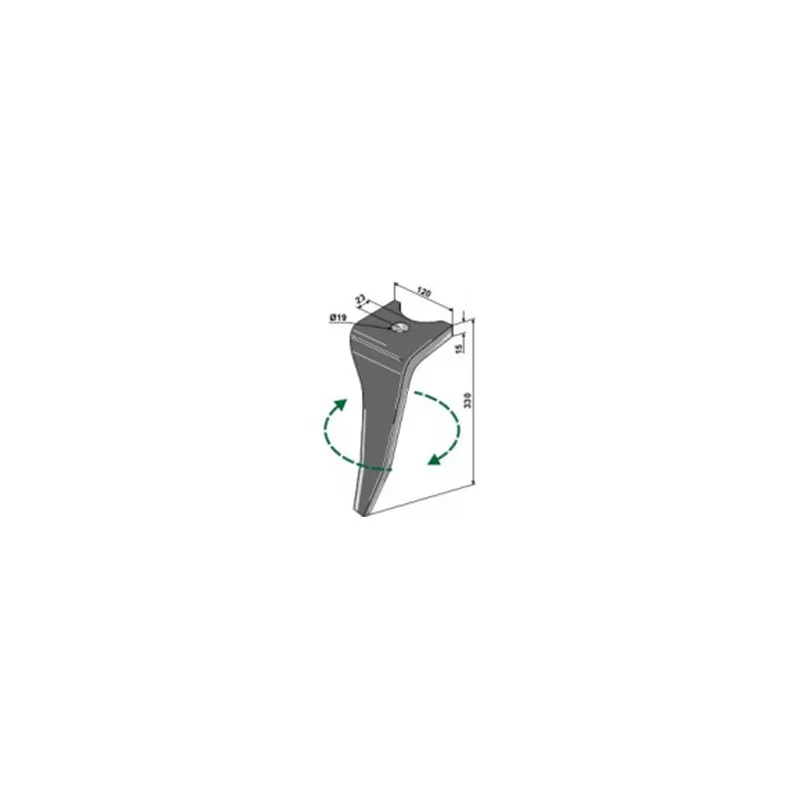 Dent gauche (O/967496) AMAZONE
