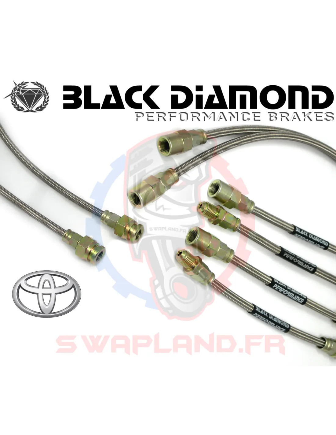 Durite aviation Black Diamond pour TOYOTA GT86 - Swapland -