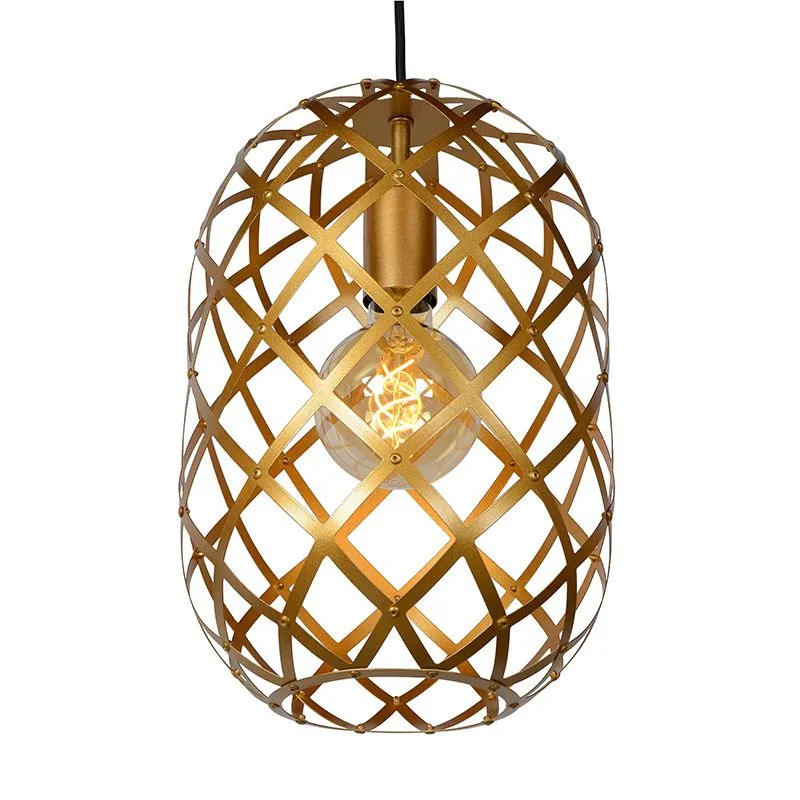Gouden hanglamp modern, Wolfram