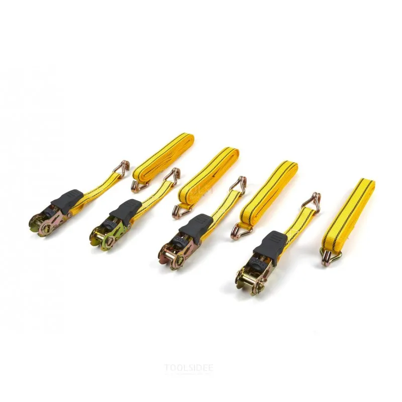 HBM Jeu de 4 sangles d'arrimage pour charge maximale de 700 Kg