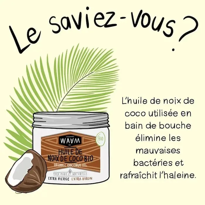 Huile de Noix de Coco Extra Vierge BIO - WAAM