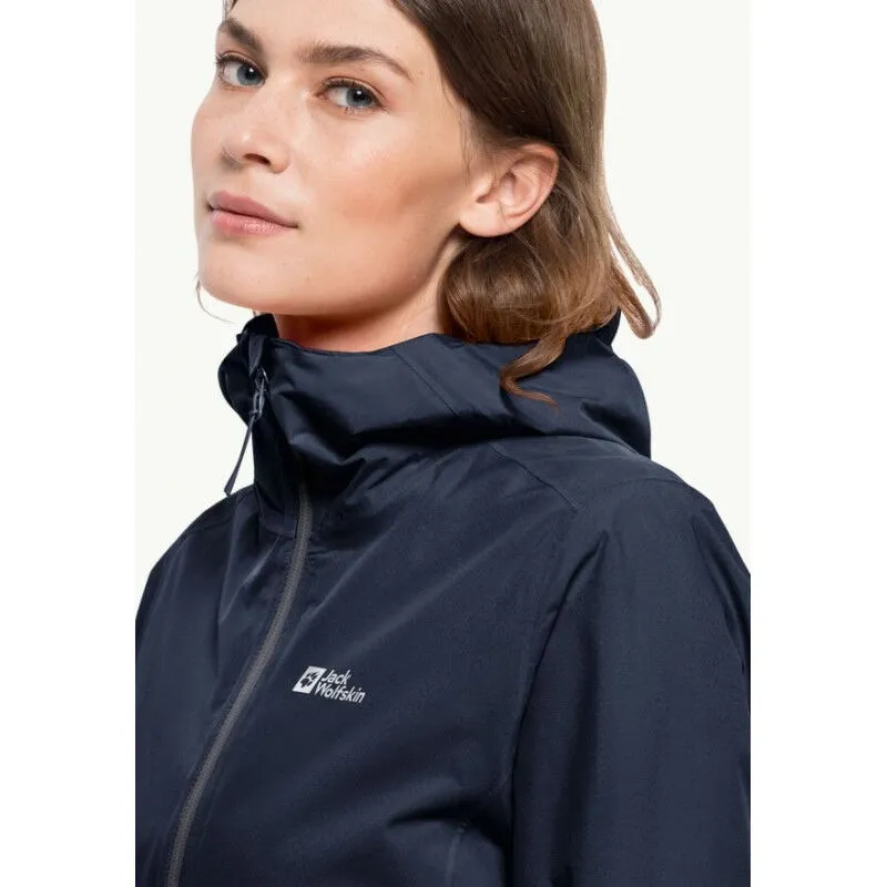 Jack Wolfskin Pack & Go Shell - Veste imperméable femme | Hardloop