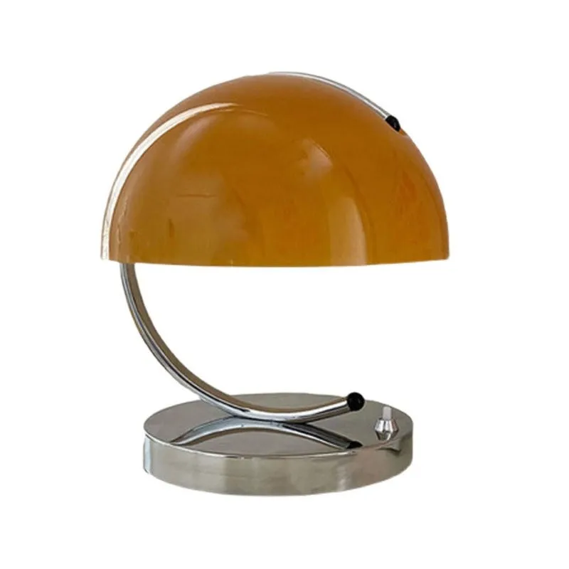 Lampe de Bureau Orange Vintage