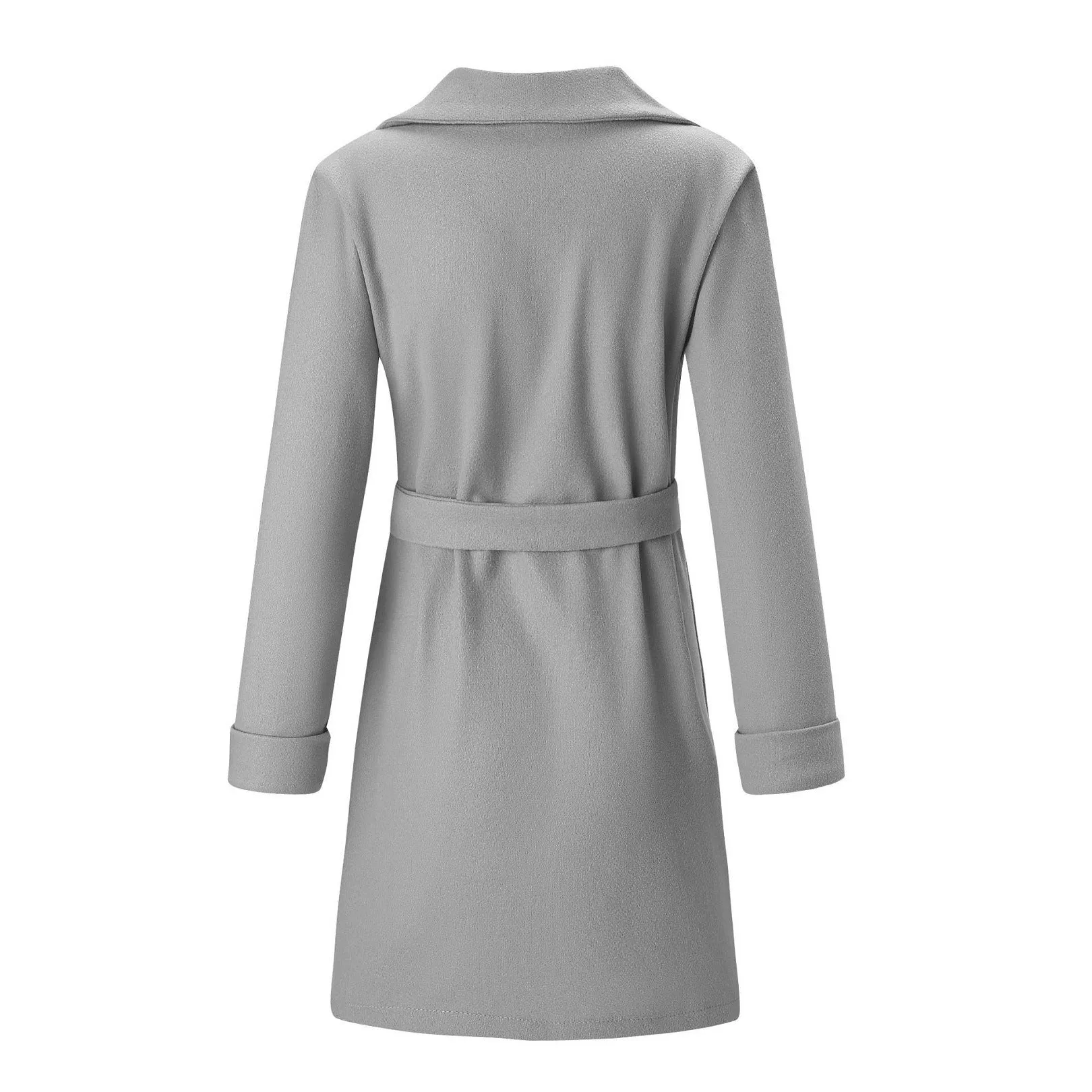 lise | Veste longue à double boutonnage en laine pour femmes