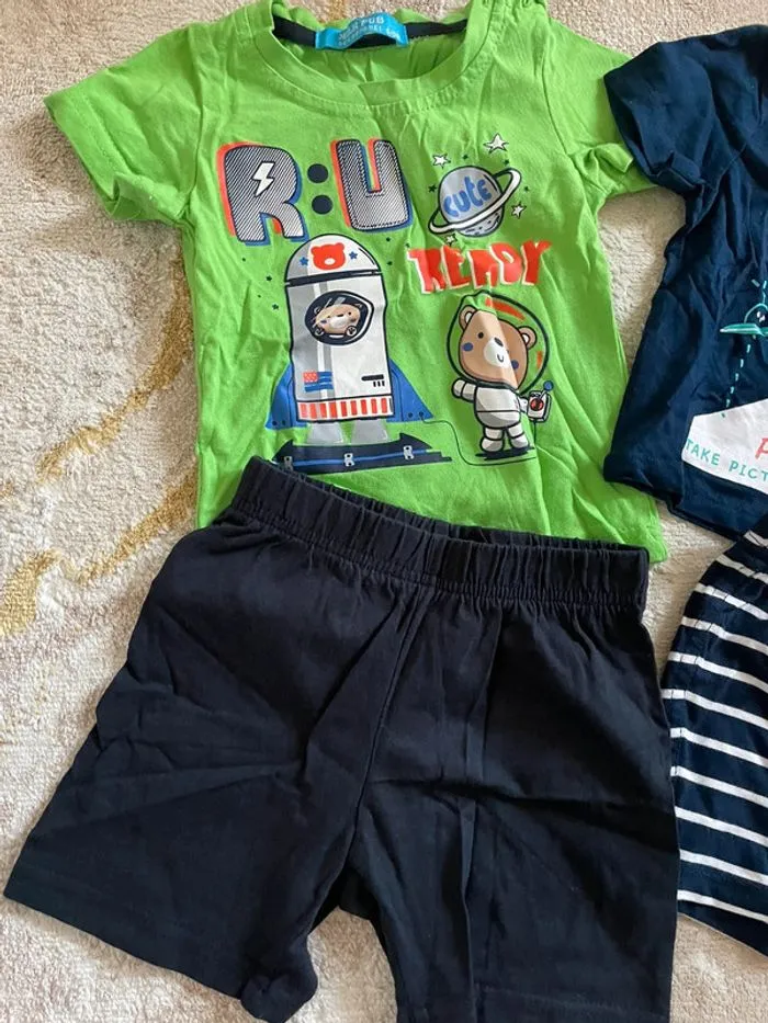 Lot 2 ensemble pour bébé garçon - Street Monkey - Prématuré  | Beebs