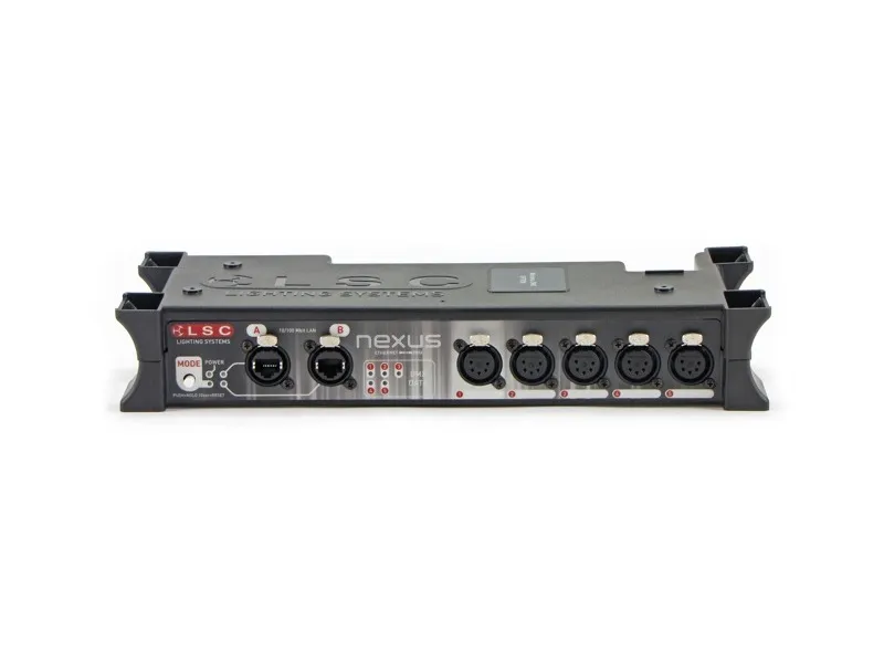 LSC • Convertisseur NEXUS Ethernet/DMX RDM 5 ports 2*RJ45 / 5*XLR 5 pour structu