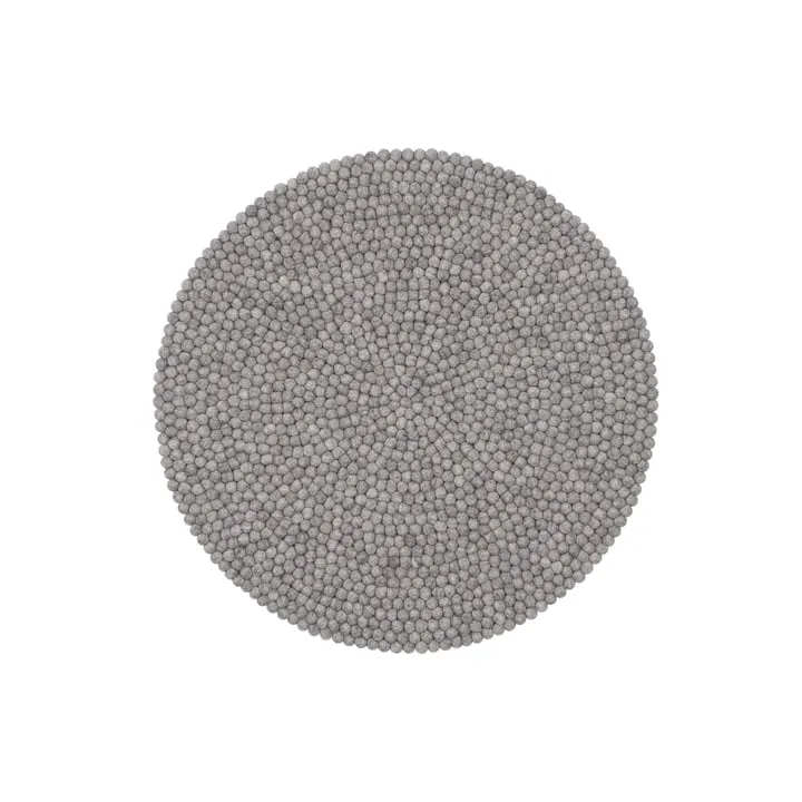 myfelt - Carl Tapis de boules de feutre rond