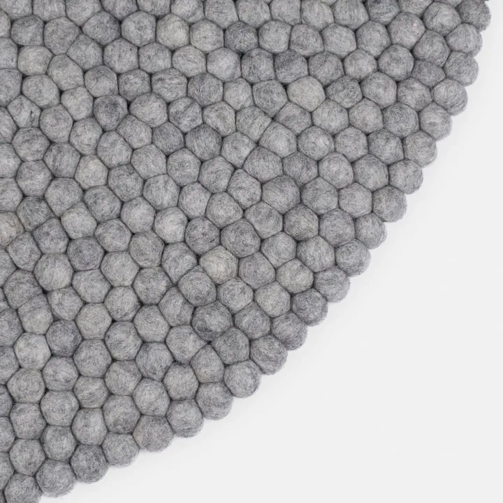 myfelt - Carl Tapis de boules de feutre rond