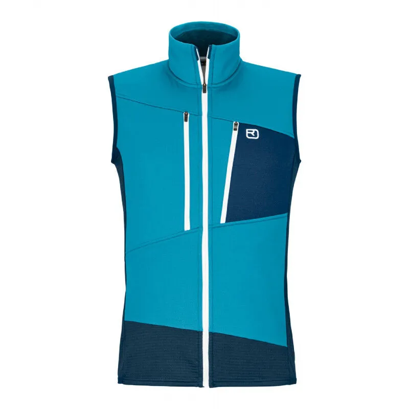 Ortovox Fleece Grid Vest - Veste sans manches homme | Hardloop