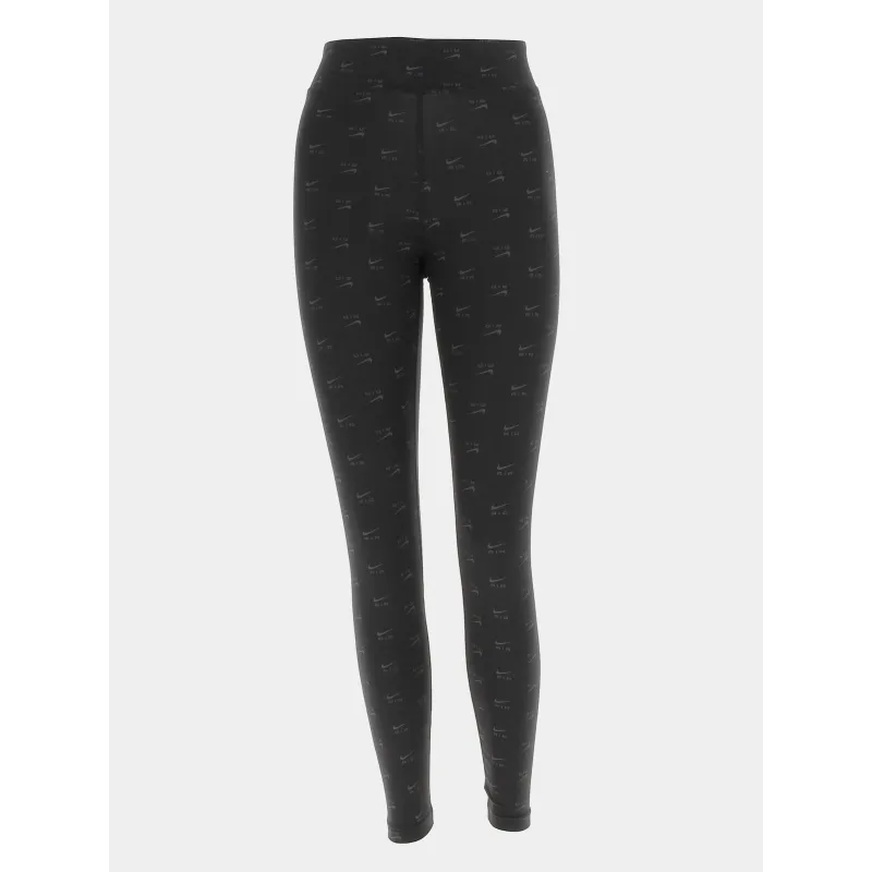 Pantalon fluide imprimés ediline noir femme - Deeluxe | wimod