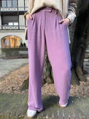 Pantalon fluide lilas | Concept Store En Ligne | Jade & Lisa