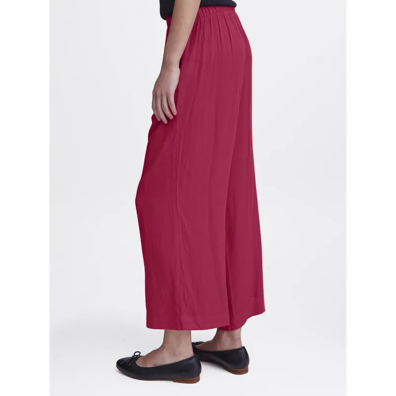 Pantalon fluide marrakech rose femme - Ichi | wimod