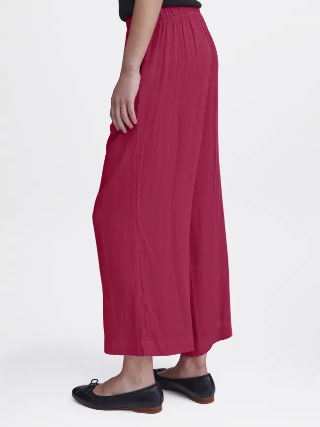 Pantalon fluide marrakech rose femme - Ichi | wimod