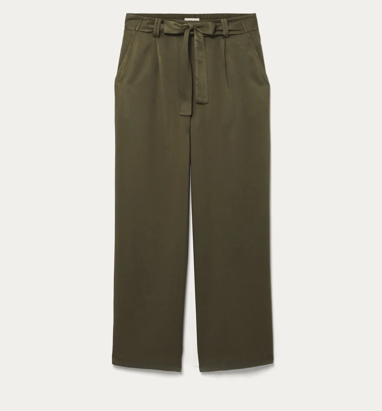 Pantalon large et fluide Femme - Kaki