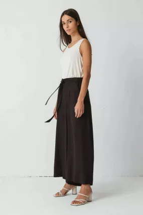 Pantalon large et fluide noir SKFK, Dona