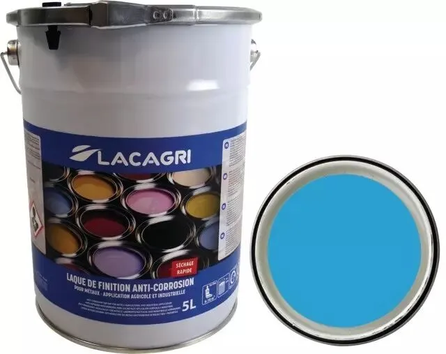 Peinture de finition bleu berthoud seau 5l lacagri