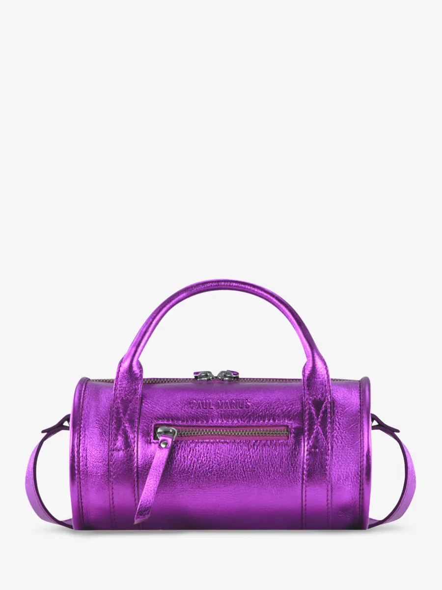 PETIT SAC BANDOULIÈRE VIOLET MÉTALLISÉ Charlie - Bonbon