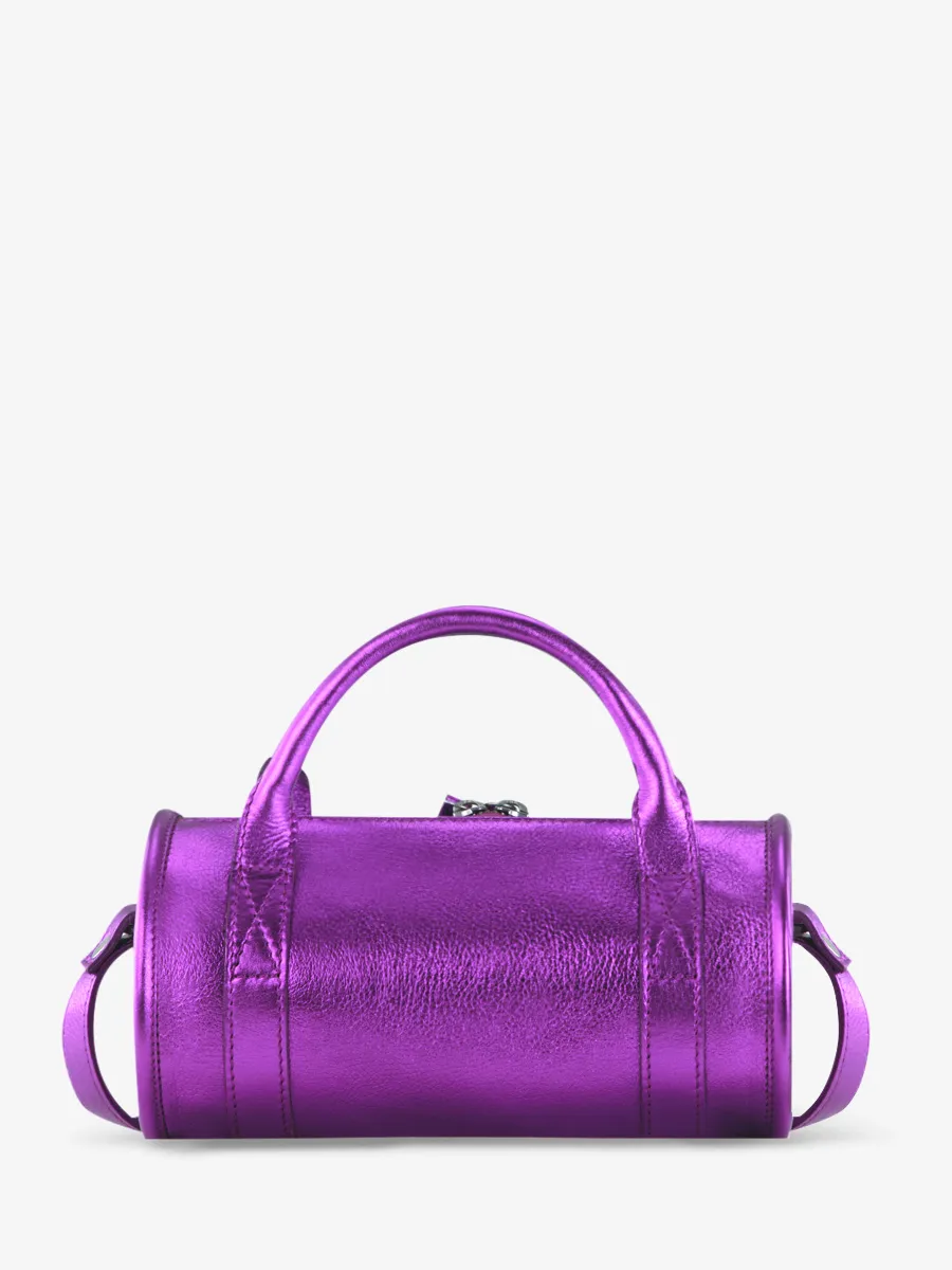 PETIT SAC BANDOULIÈRE VIOLET MÉTALLISÉ Charlie - Bonbon