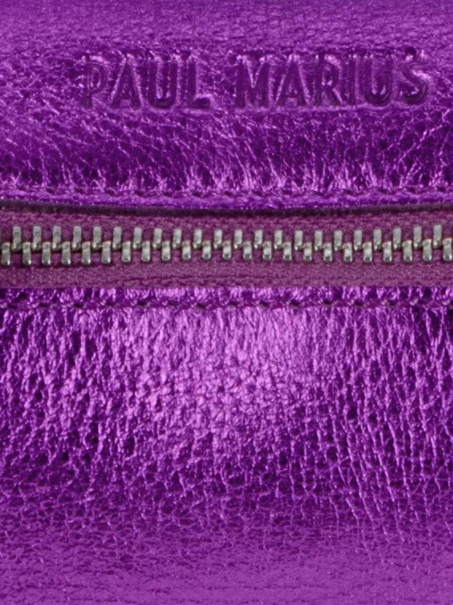 PETIT SAC BANDOULIÈRE VIOLET MÉTALLISÉ Charlie - Bonbon