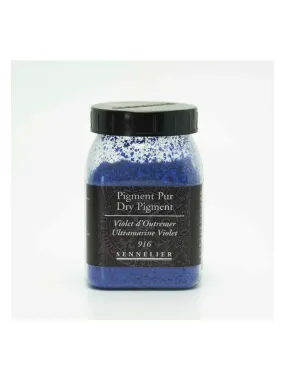 Pigment pour création de peinture - pot 100 g - Violet Outremer - N/A