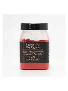 Pigment pour création de peinture - pot 120 g - Rouge de Cadmium clair véritable - N/A