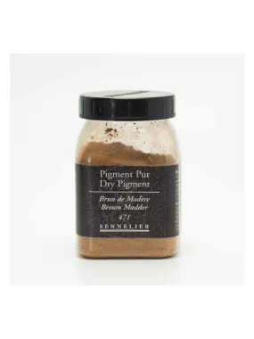 Pigment pour création de peinture - pot 150 g - Brun de madère - N/A