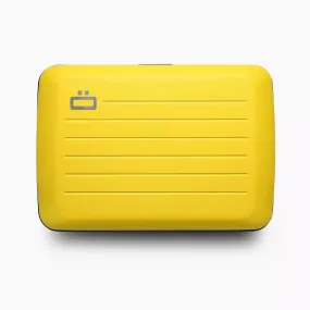 Porte-cartes jaune compact Ögon solide