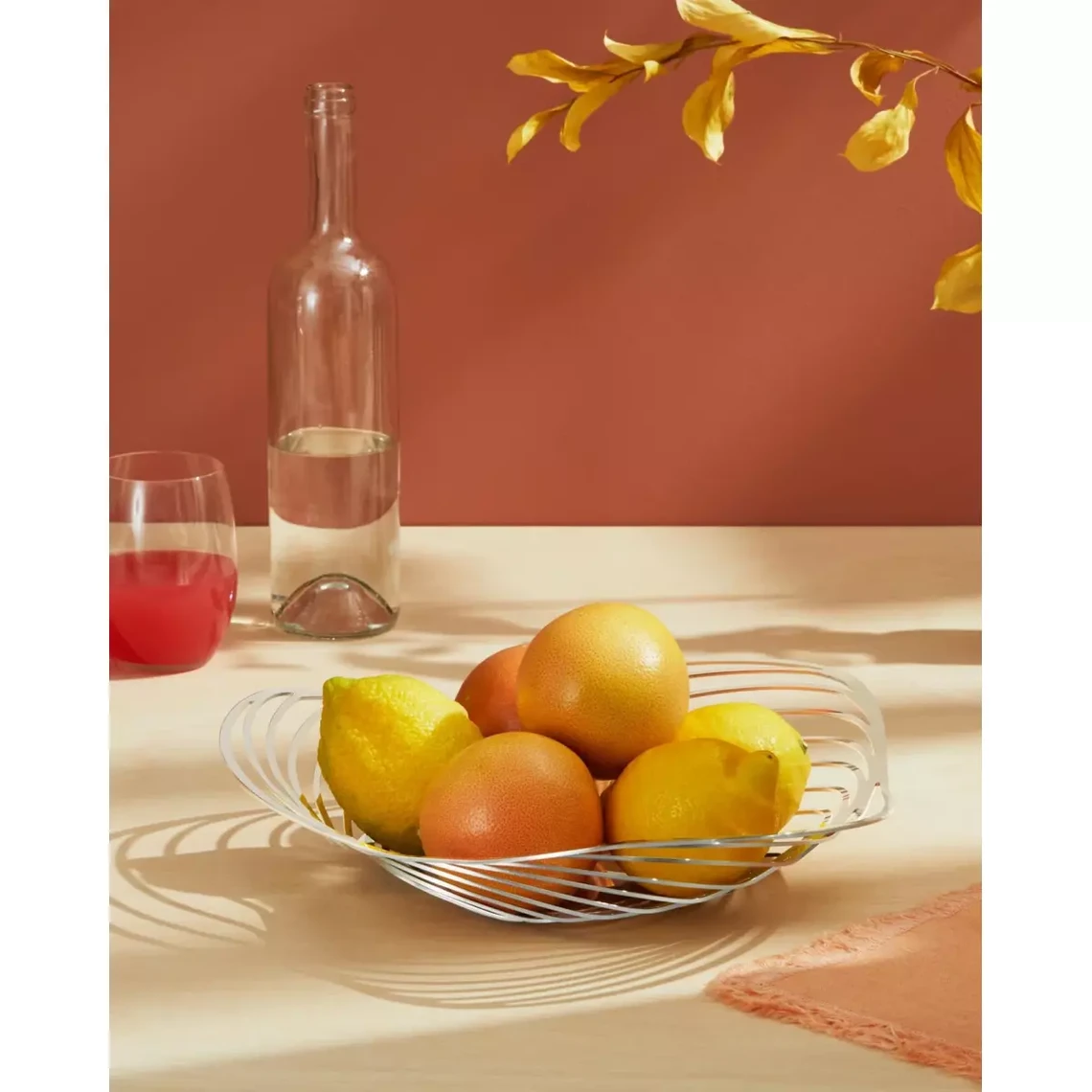 Porte-fruits en acier inoxydable 18/10 brillant. | 3 Suisses