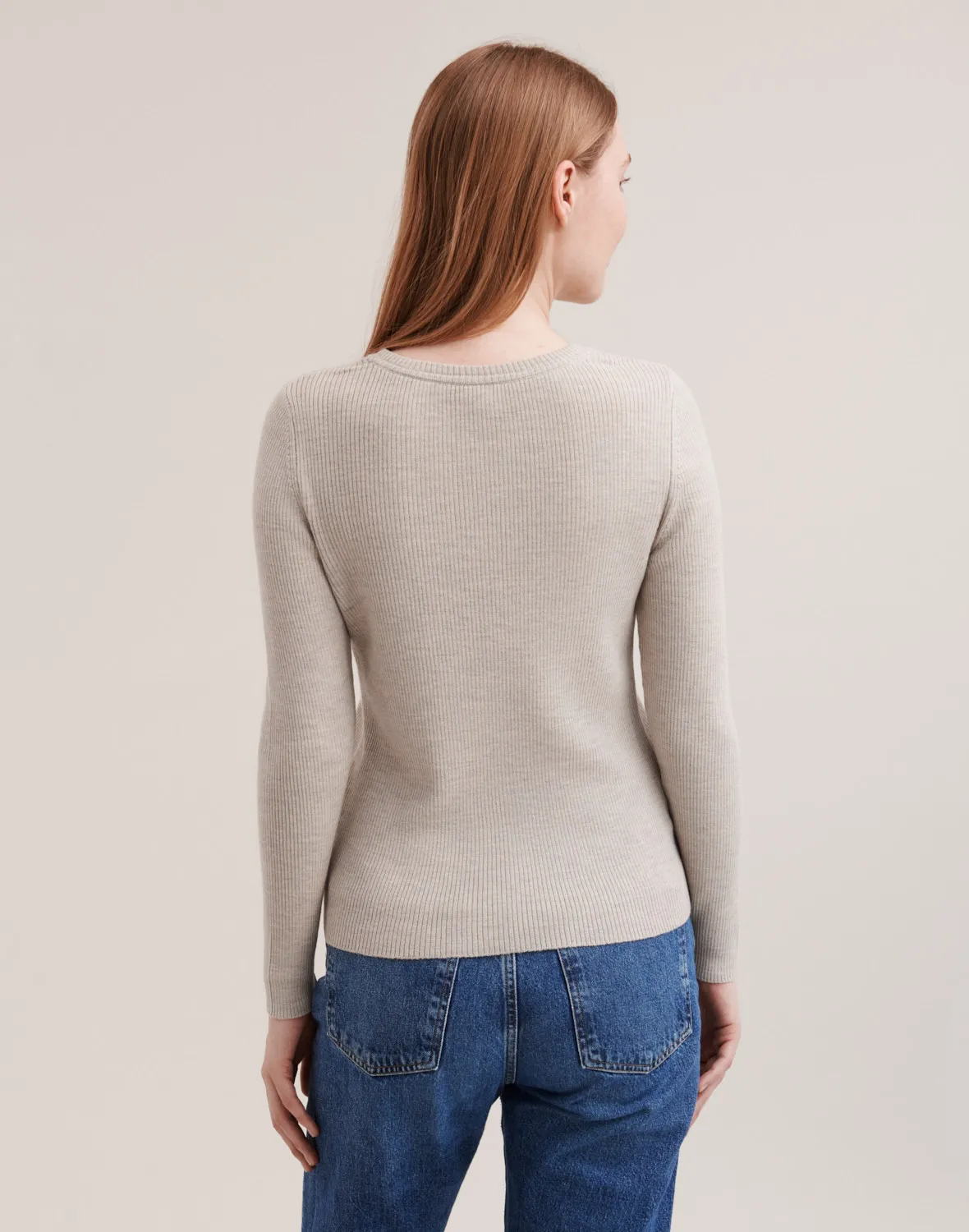 Pull à col rond pour femme