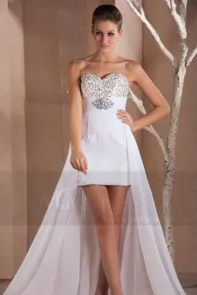 Robe asymétrique de soiree Candice