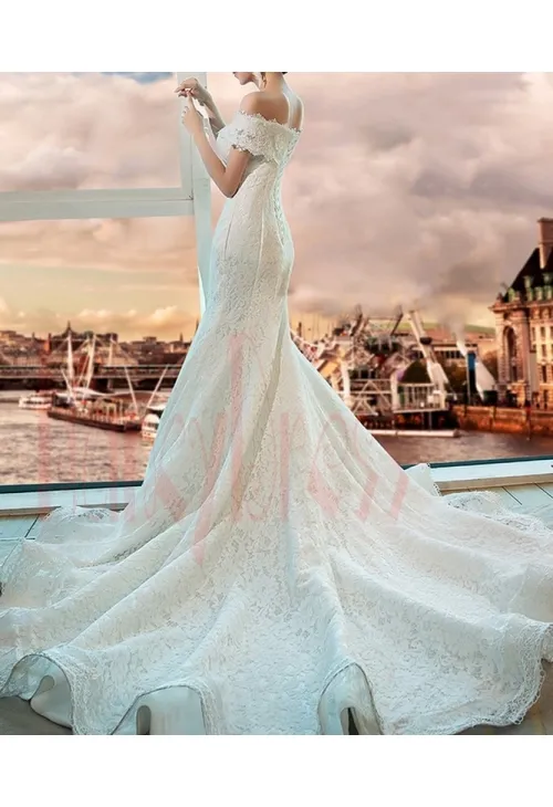 robe de mariée sirène en dentelle