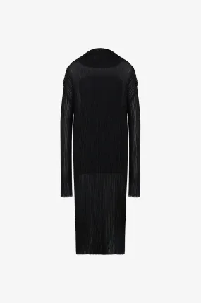 Robe midi plissée