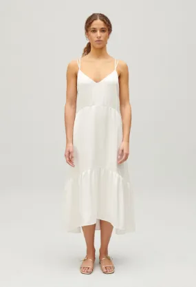 Robe midi satinée | Claudie FR