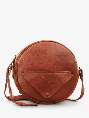 SAC BANDOULIÈRE CUIR FEMME MARRON L'Écrin - Naturel