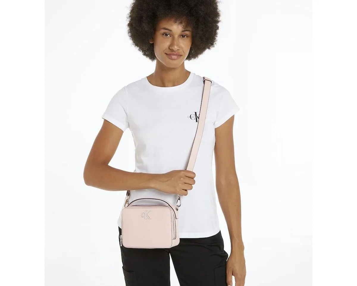 Sac bandoulière Femme MINIMAL MONOGRAM CAM Rose